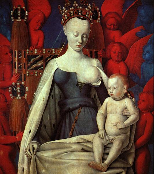 Jean Fouquet The Melun Diptych oil painting picture